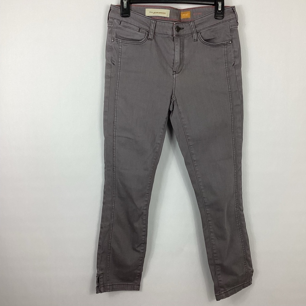 Pilcro And The Letterpress Stet Gray Jeans Size 27